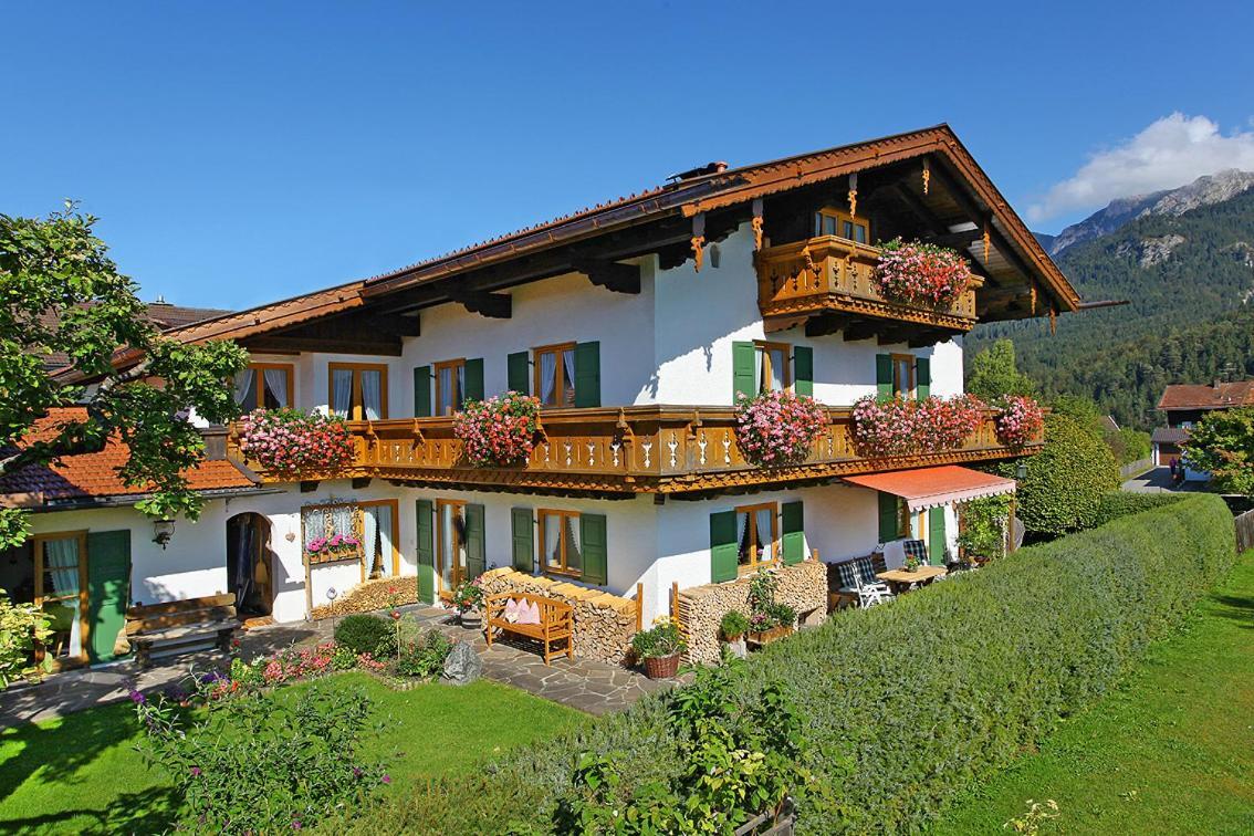 Ferienwohnungen Arnspitz Krün Buitenkant foto